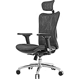 SIHOO Silla de Oficina Ergonómica, Silla de Escritorio, Respaldo Alto, Transpirable,...