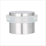 EVI Herrajes | Tope de Puerta Adhesivo | 28 x 20 mm | Goma Blanca de Silicona Natural |...