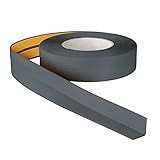 ProfiPVC Perfil Angular Suelo 18x18mm - 5 metros, Rodapié de acabado, ideal para cocina y...
