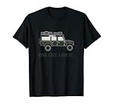 Defender techo carpa todoterreno 4x4 vehículo de viaje Camiseta