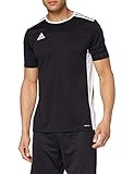 adidas Entrada 37 Camiseta de Fútbol para Hombre de Cuello Redondo en Contraste, Negro...