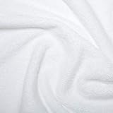 Kadusi Tela de rizo color blanco para toallas, albornoces, baberos. Se vende por metros....
