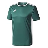 adidas Entrada 88 Camiseta de Fútbol para Hombre de Cuello Redondo en Contraste, Verde...