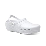 FELIZ CAMINAR - Zuecos Sanitarios Asana Blanco/Blanco, 38