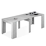 Mesa de Comedor, Consola, Mesa Extensible, Mesa para Salon recibidor o Cocina, Acabado en...