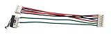 Cable conector de rueda a placa base para Cecotec Conga 1290 1390 1490 y 1590 (Pack 1)