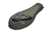 Alexika Saco de Dormir, Schlafsack Aleut Compact, rechte Reiãÿverschluss, Rot/Grau,...