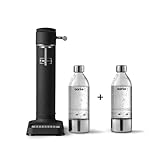 Aarke Carbonator 3, Máquina Gasificadora de Agua en Acero Inoxidable, incluye Dos...