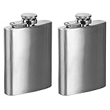Petaca, Petaca Transporte,Petaca Acero Inoxidable,2pc 4oz.110 ml Petaca Pequeña De Acero...
