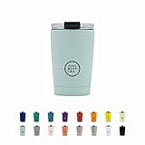 Cool Bottles - Vaso Térmico de Acero Inoxidable 330 ml - Pastel Sky - Tapa Hermética -...
