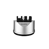 SHARPAL 191H Afilador de cuchillos y tijeras de cocina, afilado para cuchillos con bordes...