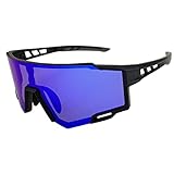 PJFCS Gafas de Ciclismo Polarizadas Gafas de Sol Mujeres Hombres Corriendo Protección UV...