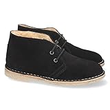 shoes&blues.es 62686-Botin Desert Boots Mujer y Caballero de Piel Serraje y Borreguillo,...