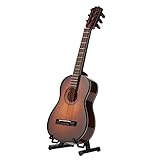 Modelo de Guitarra en Miniatura, Mini Guitarra ElÃ©ctrica de Tilo con Soporte Y Estuche,...