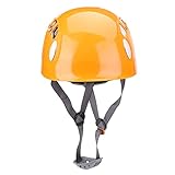YUFUDE Casco,Naranja Deportes Al Aire Libre Casco De Seguridad Montaña Hielo Escalada...