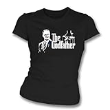 Claudio Ranieri - The Godfather (Leicester City) - Camiseta para Mujer (Talla pequeÃ±a...