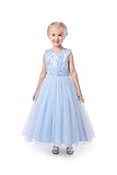 ELSA & ANNA Disfraz de princesa niña - Vestido de princesa para niña - Disfraz de reina...