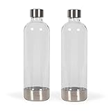 Livoo, Set de 2 botellas de Gazificación DOM464AC1, compatibles con la máquina de Soda...