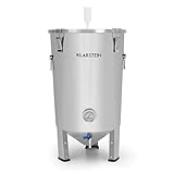 Klarstein Gaerkeller - Tanque de maceración y caldera de fermentación, 30 litros, Acero...