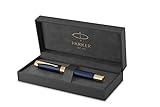 Parker Duofold Prestige, Pluma Estilográfica, Plumín fino, Negro