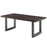COMIFORT Mesa de Comedor Madera Roble - Mueble para Salon Oficina Despacho Robusto y...