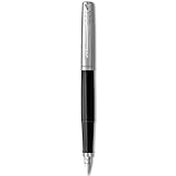 Parker Jotter Originals Pluma Estilográfica, Acabado Negro Clásico, Plumín Mediano,...