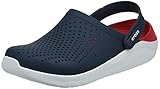 Crocs LiteRide Clog, Zuecos Unisex Adulto, Azul Marino (Navy/Pepper), 41/42 EU