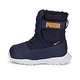 PUMA Puma Nieve Boot WTR AC Inf, Zapatillas, Unisex niños, Peacoat-Vibrant Orange, 23 EU