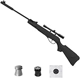 ECOMMUR Escopeta de balines | Carabina - Rifle de Aire comprimido (Muelle) y perdigones...