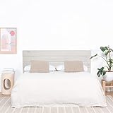 DHOME Cabecero Estilo Palet de Madera Maciza de Pino Cabezal Dormitorio Cama Palets...