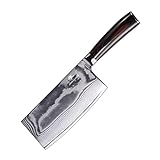 OMUCI Cuchillo de Chef de cocina VG10, juego de cuchillos de cocina de acero de Damasco...