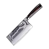 OMUCI Cuchillo de Chef de cocina VG10, juego de cuchillos de cocina de acero de Damasco...