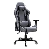 IntimaTe WM Heart Gaming de Tela, Oficina Silla Computadora, Ergonómica 360° Giratorio...