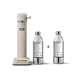 Aarke Carbonator 3, Máquina Gasificadora de Agua en Acero Inoxidable, incluye Dos...