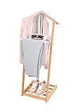 Domo Pack Living 43,5X34X102CM 83522 Galan de Noche Bambu con Repisa para Zapatos,...