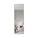 Espejo de longitud completa para pared, 101 x 35 cm grande sobre la puerta, espejo de...