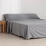 BELUM | Juego Sabanas Franela Ultimate Grey 180 100% algodón, Juego sabanas Compuesto...