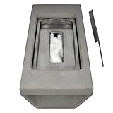 Estufa de mesa – Estufa de escritorio personal de cemento en forma de barco – Mini...