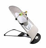Hamaca bebé Plegable con ojitos Musicales con balanceo Natural, ergonómica, Tejido...