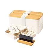 Lunch Box. Fiambrera Compartimentos Bento Box Con Soporte Para Móvil Integrado. Fiambrera...