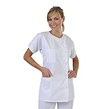 PRETYZOOM Matorrales de Manga Corta Matorrales Matorrales Médicos Batas Superiores Bata...
