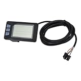 Pantalla LCD para Bicicleta Eléctrica, Resistente Al Agua, Compacta, Ligera, para...