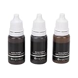 Tinta de Tatuaje para Cejas Microblading, 3 uds. Pigmentos de Microblading para Cejas...