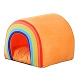 Cueva Casa para Mascotas Interior, Suave Cama para Gatos y Perro Pequeño, Animales, Techo...