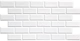 4,1 m² / 10 paneles de pared de PVC 3D para revestimiento de pared de piedra, mosaico de...