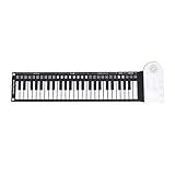 WJCCY 49 Keys Digital Keyboard Flexible Roll Up Piano Ruidoso Altavoz Electronic Hand Roll...