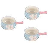 Uonlytech 3 Uds Taza De Leche De Cerámica Cerámica Porcelana Hogar