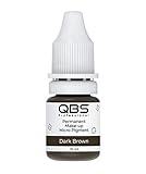 QBS Pigmentos de microblading para cejas, 10 ml, uso en máquina y a mano, selección de...