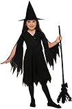 Forum Novelties - Disfraz de bruja para niño (talla mediana), color negro