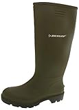 Dunlop Hombre Verde Caucho Botas De Agua EU 44